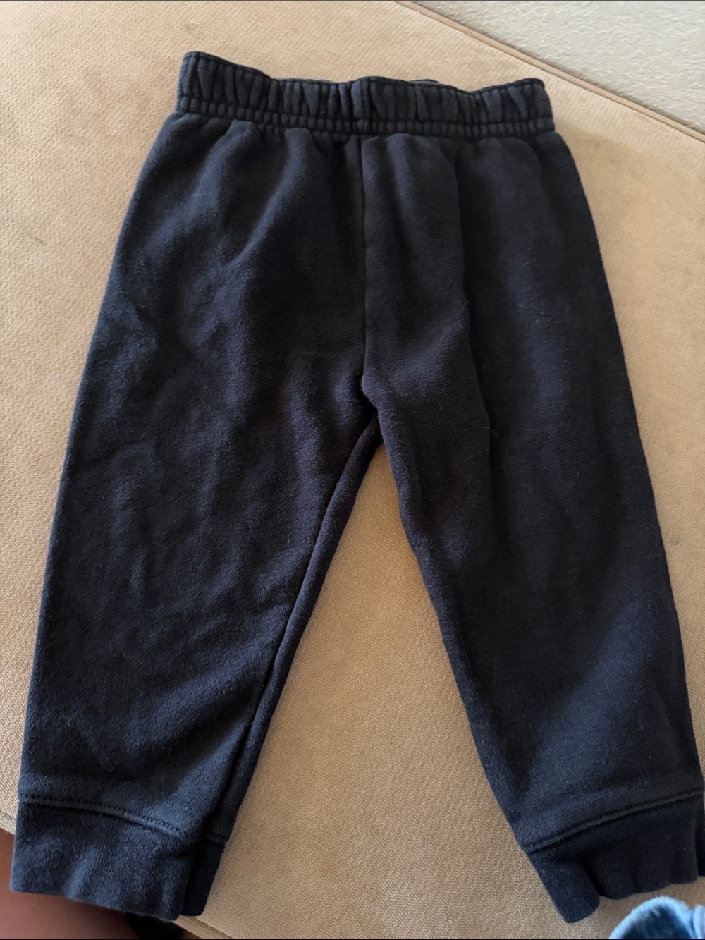 Kids Black Fleece Sweatpants - Comfortable Everyday Bottoms 18M